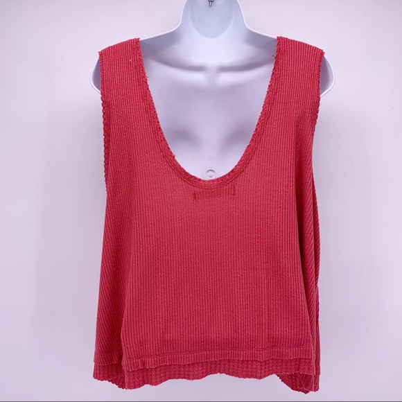 We The Free Ribbed Loose Fitting Swing Tank Top - Picture 6 of 8